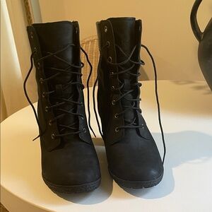 Timberland Black Women's Combat Boots